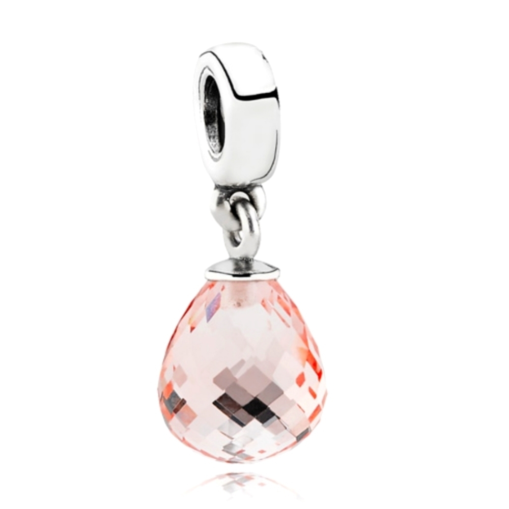 Authentic Pandora Pink Murano Fascinating Beauty Dangle